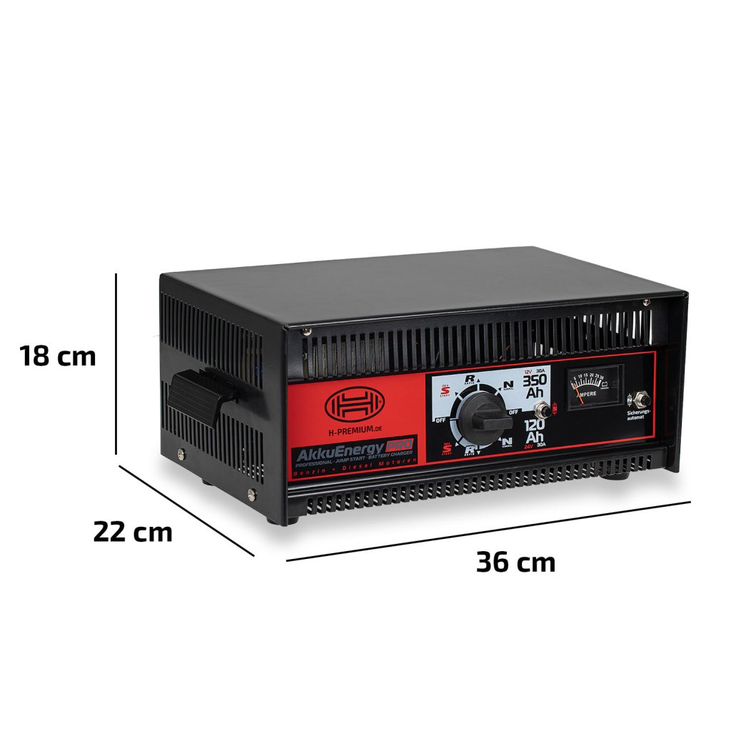 Nabíječka autobaterií HEYNER 30Amp 30-350Ah 12/24V, 933080