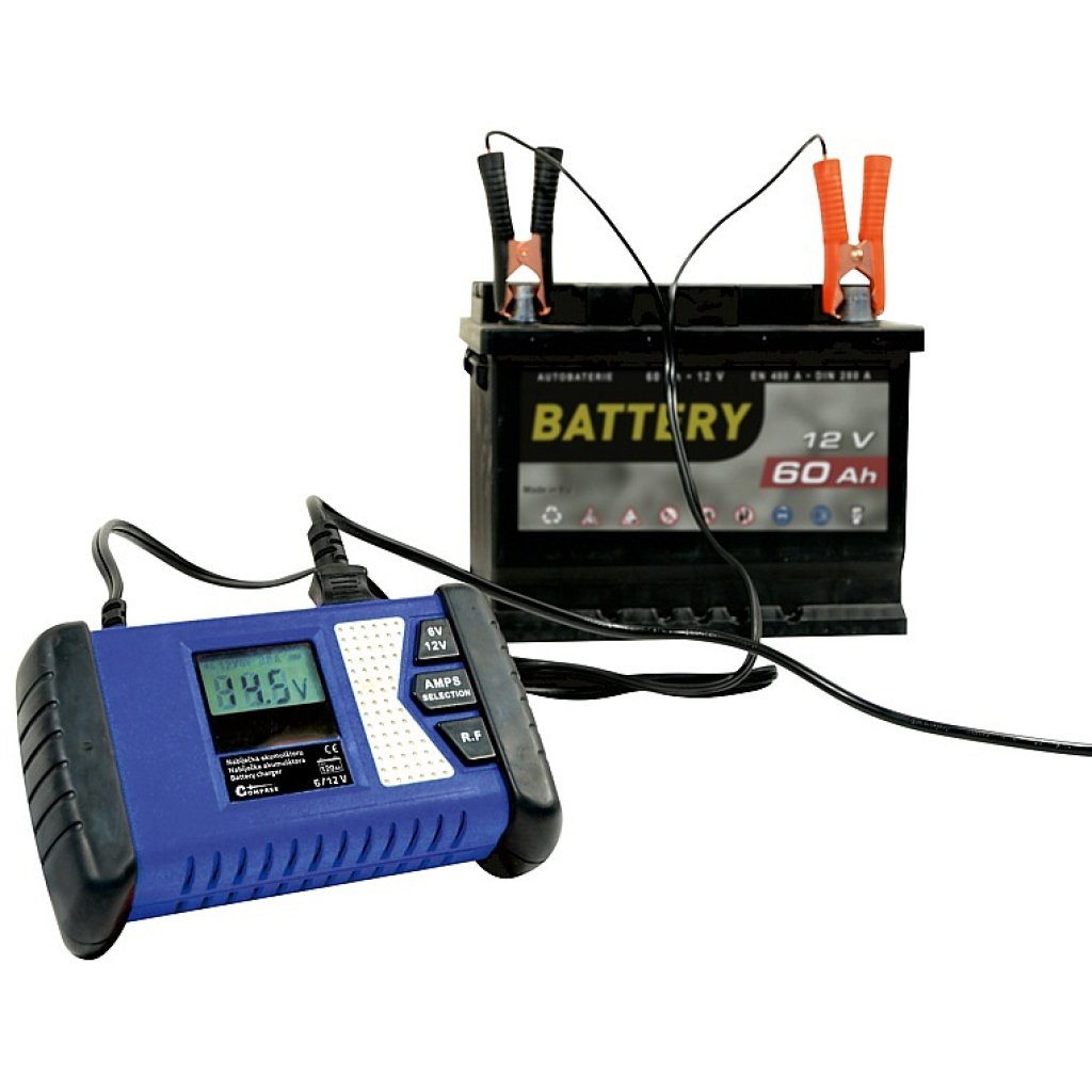 Nabíječka autobaterií PROFI mikroprocesor 6/12V pB/GEL/AGM max. 120Ah, 07154
