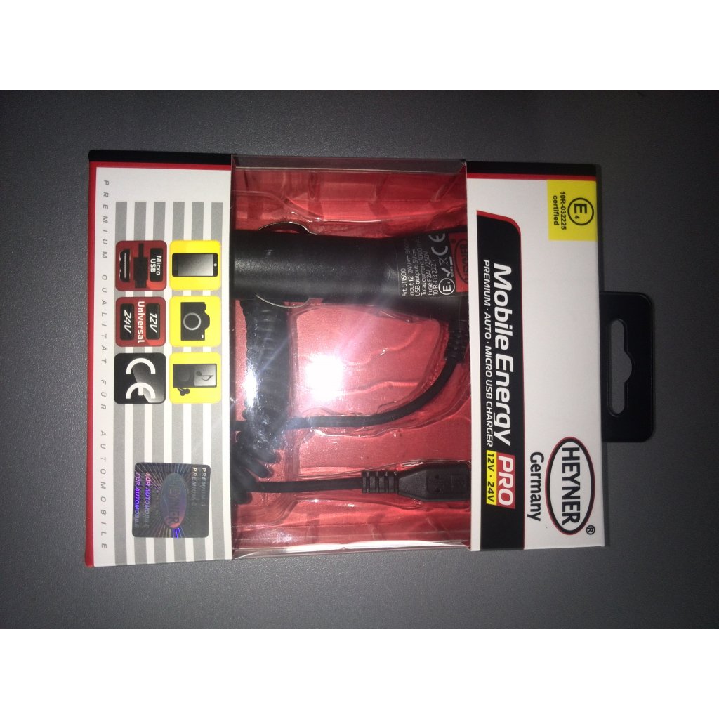Nabíječka mobilu micro USB 12/24V + USB výstup 0,8A, 511500