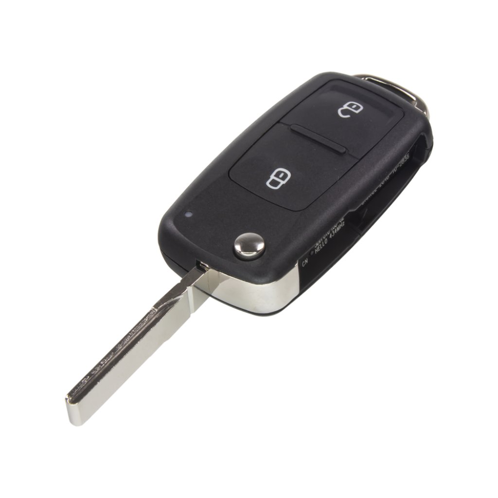 Náhr. klíč pro Škoda, VW, Seat, 2tl., 433MHz, 7E0 837 202 BD