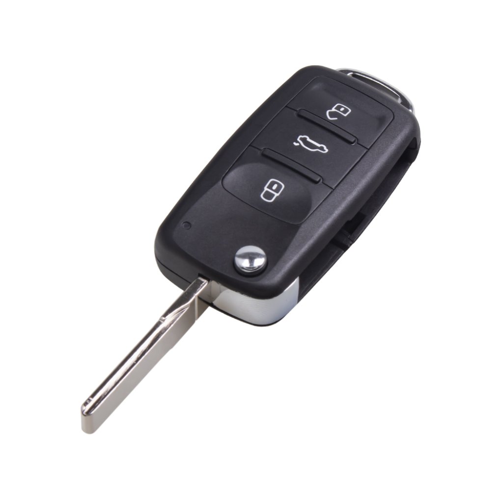 Náhr. klíč pro Škoda, VW, Seat, 3tl., 434MHz, 5K0 837 202 BH, 5K0 837 202 DH