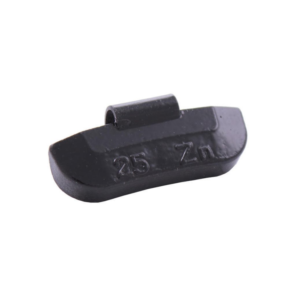 Naklepávací vyvažovací závaží (Zn) ASTA 25 g, černé - F13054