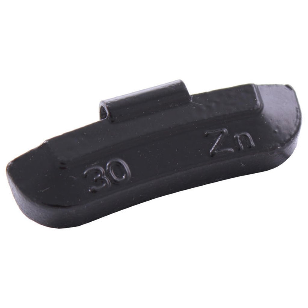 Naklepávací vyvažovací závaží (Zn) ASTA 30 g, černé - F13055