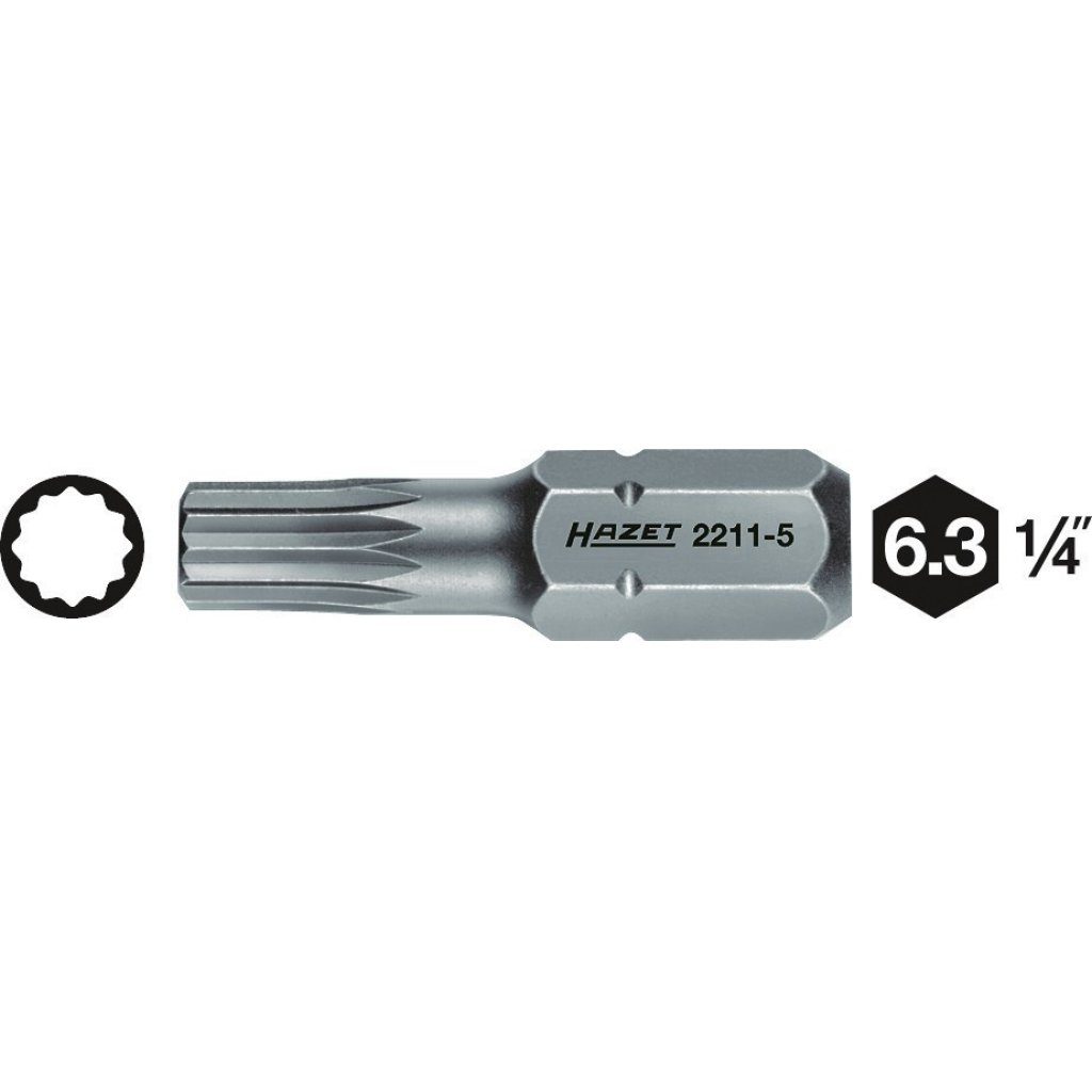 Nástavce (bity) 2211-4 Hazet
