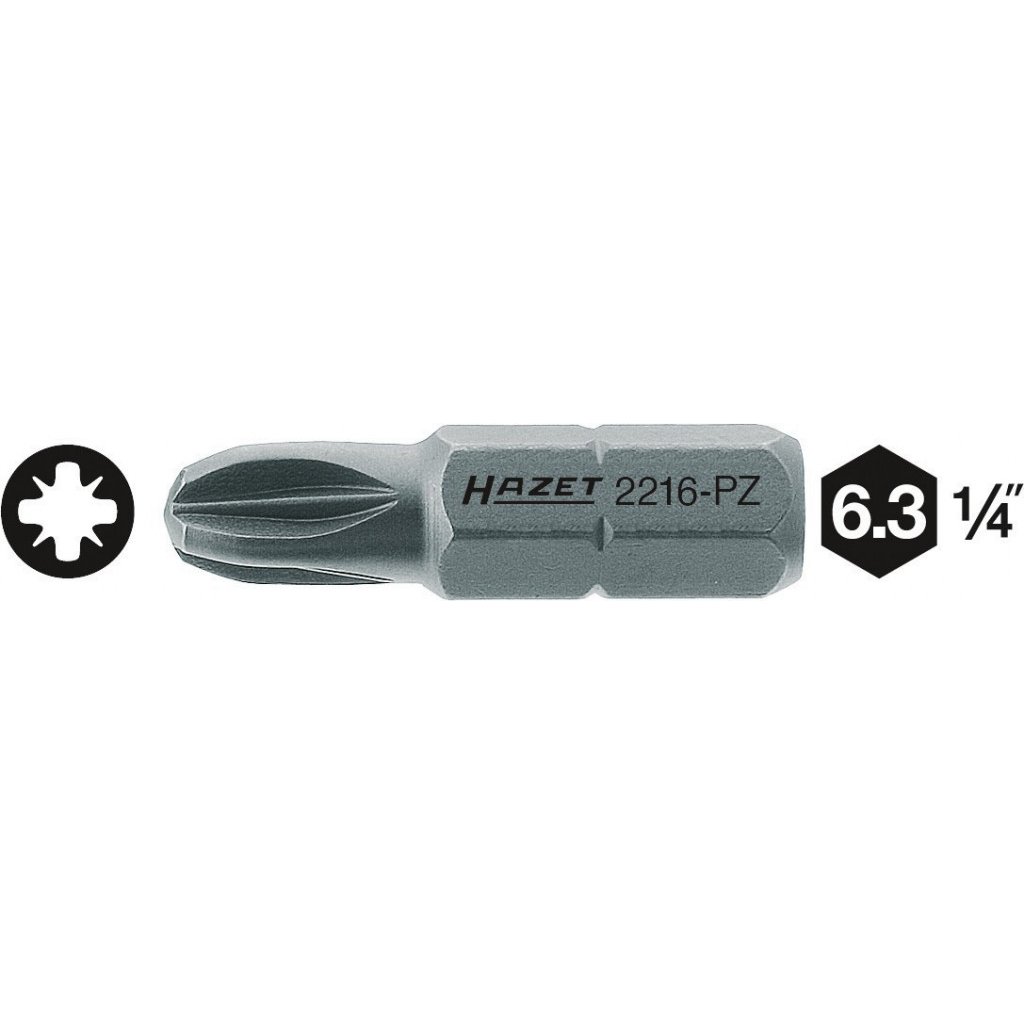 Nástavce (bity) 2216-PZ2 Hazet