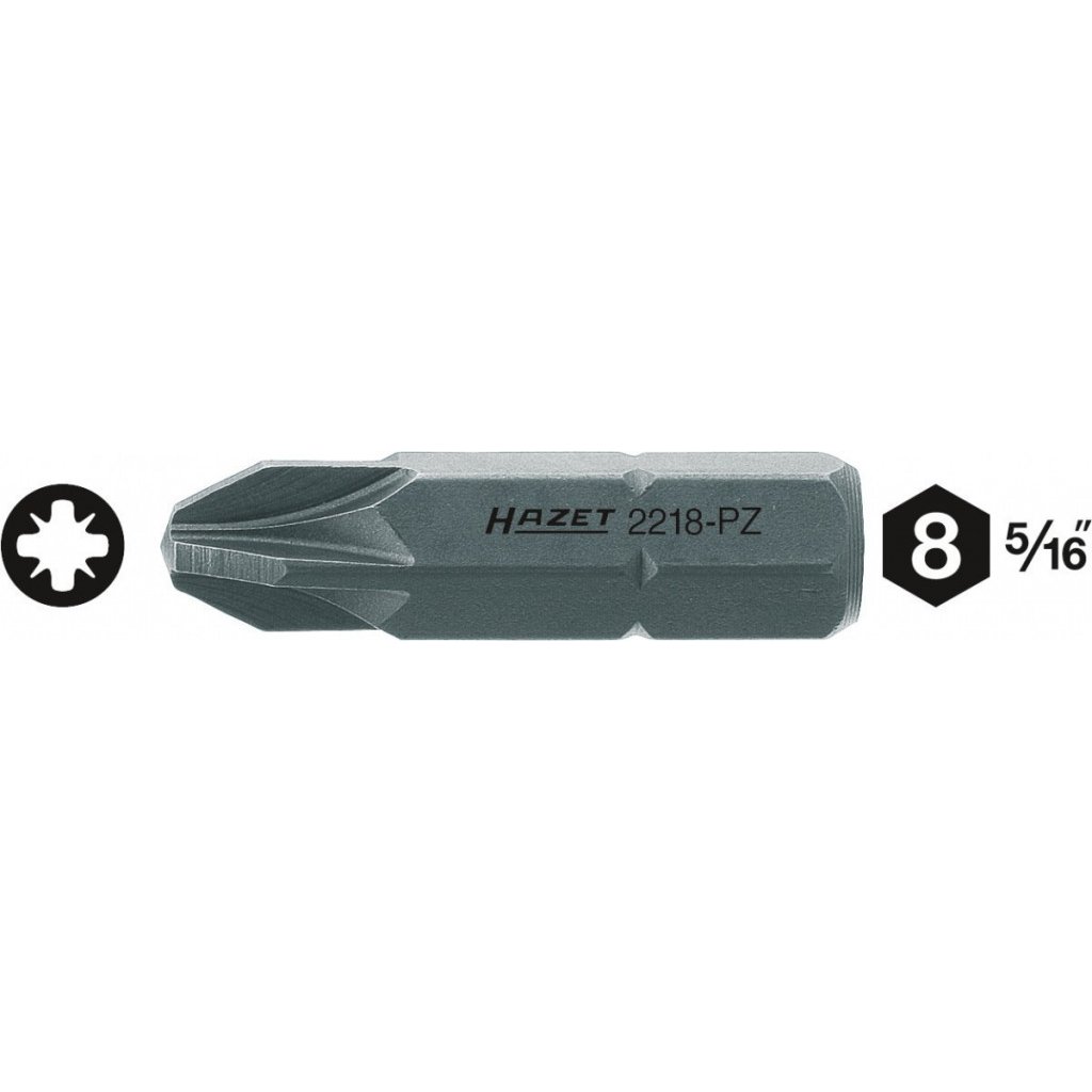 Nástavce (bity) 2218-PZ2 Hazet