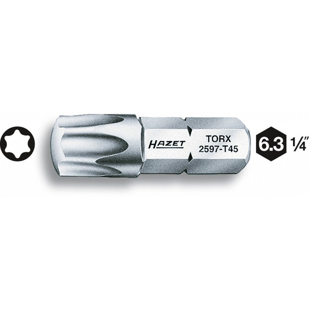 Nástavec(bit) TORX® 2597-T45 Hazet