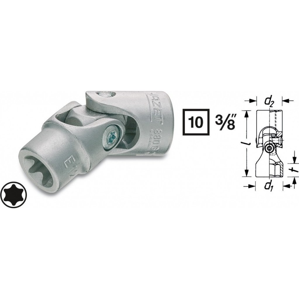 Nástrčné klíče TORX® 880G-E8 Hazet
