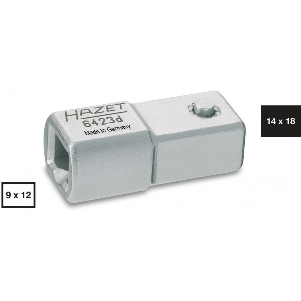 Nástrčný adaptér 9 x 12 mm x 14 x 18 mm, 6423D - HA057559