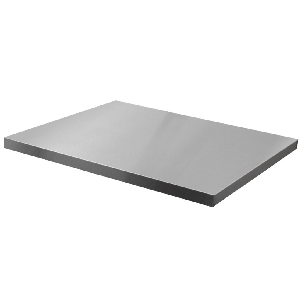 Nerezová pracovní deska PROFI, hluboká, 680 x 615 x 38 mm - TGW26DS