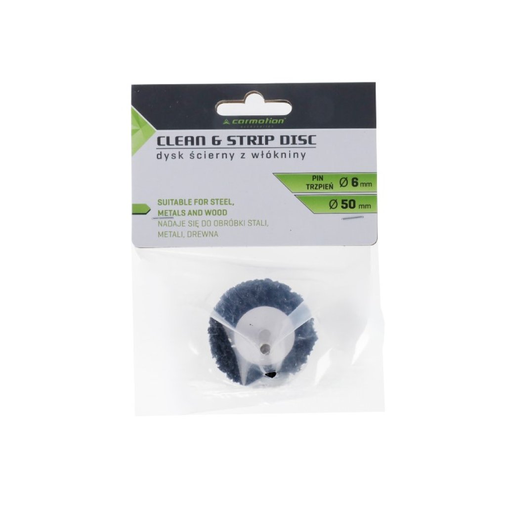Netkaný stopkový kotouč pro odstraňování rzi, pr. 50 mm x 15 mm, 63534