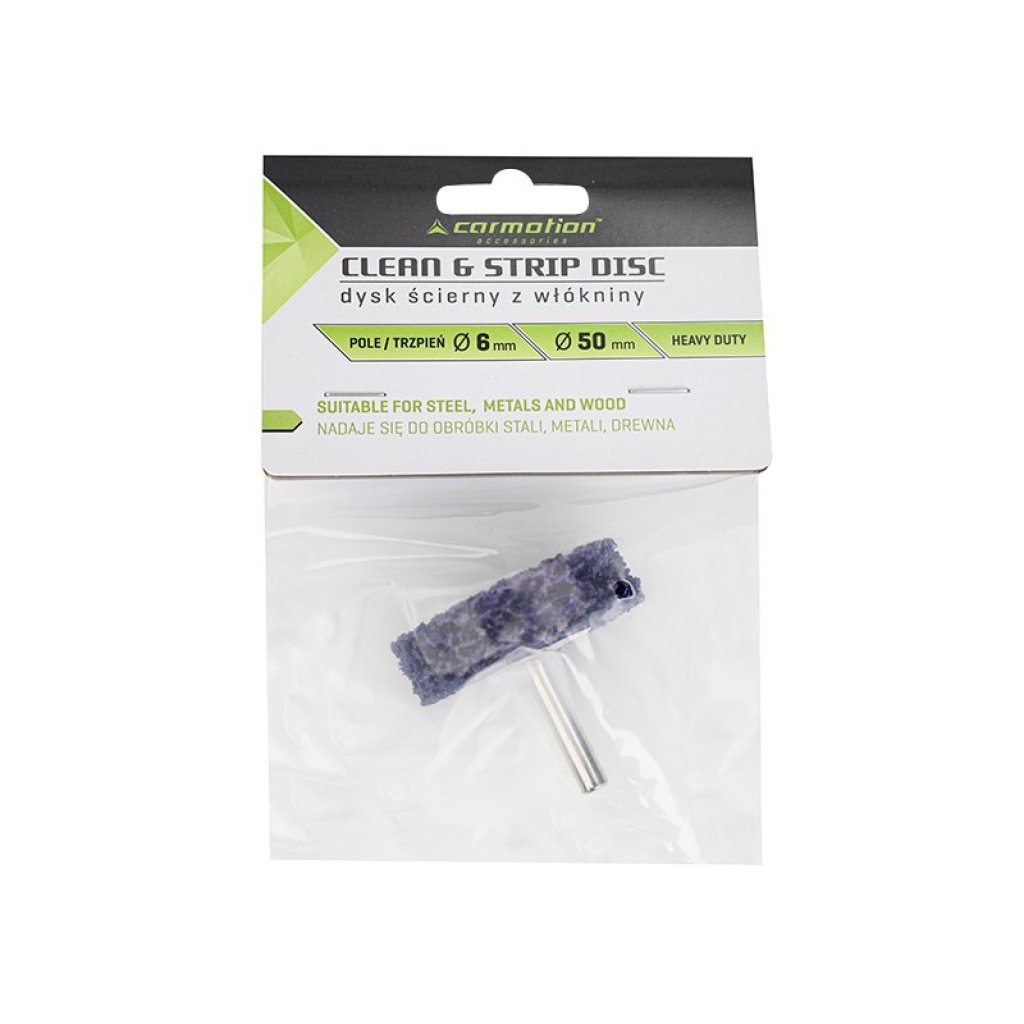 Netkaný stopkový kotouč pro odstraňování rzi, pr. 50x15 mm, 63702