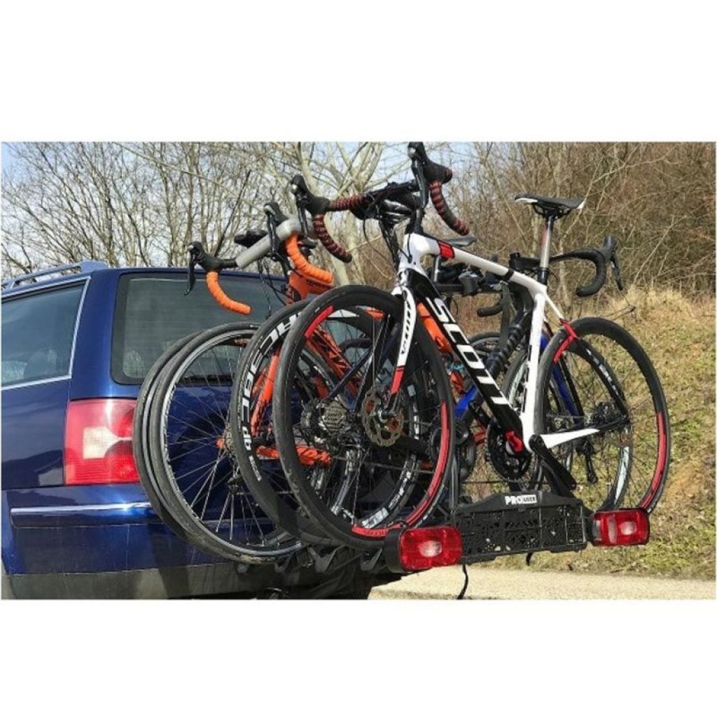 Nosič na tažné zařízení na 4 kola / elektrokola Pro User Amber 4 - sklopný, 91733