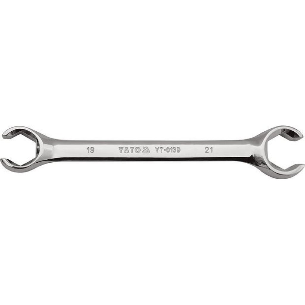 Oboustranný prstencový polootevřený klíč 13 x 14 mm - YT-0137