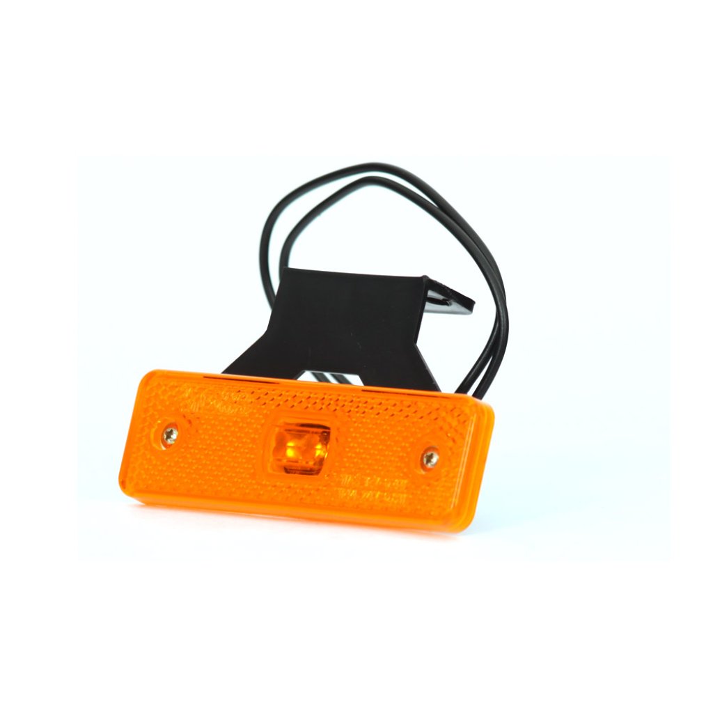 Obrysové boční světlo s pantem, 12V-24V, LED, W44