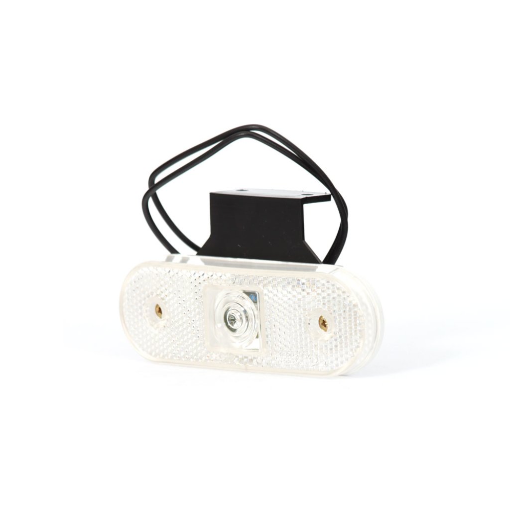 Obrysové sdružené přední světlo s pantem, 12V-24V, LED, W47