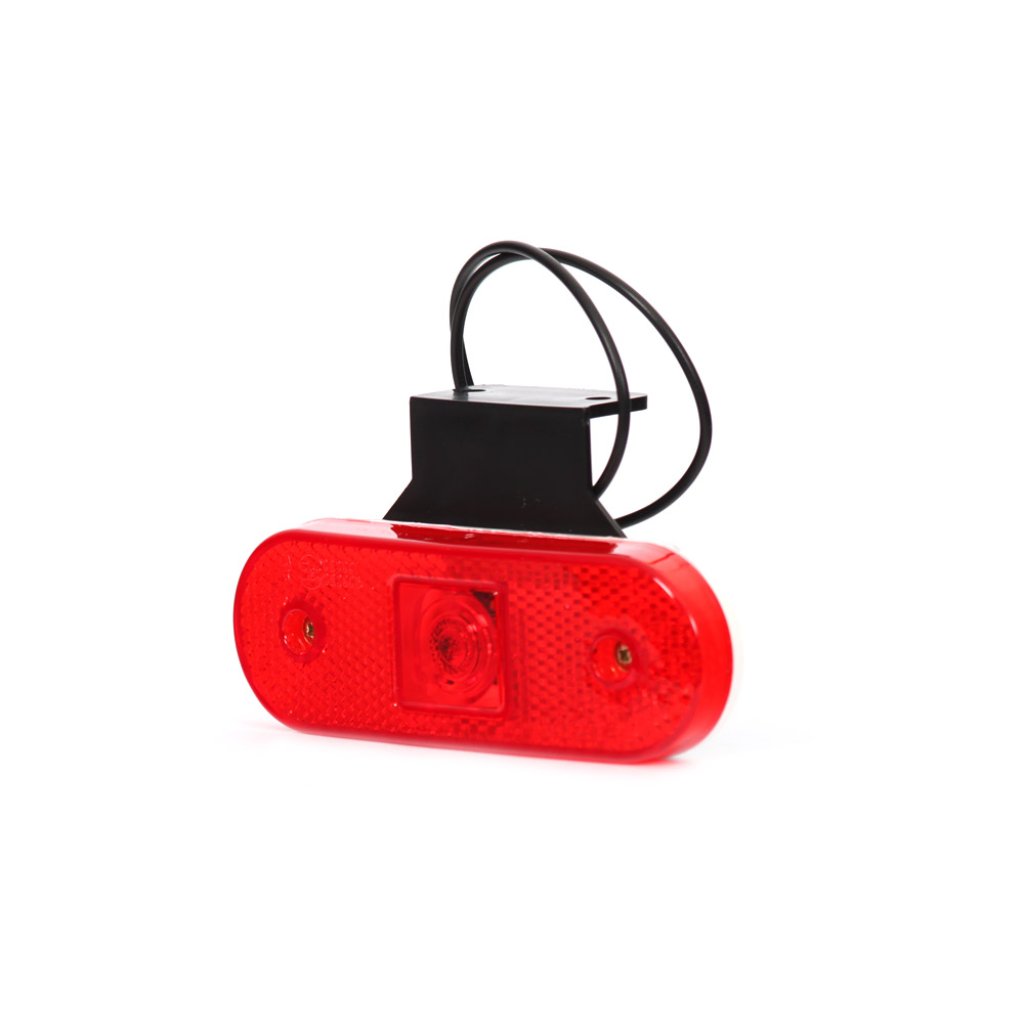 Obrysové sdružené zadní světlo s pantem, 12V-24V, LED, W47