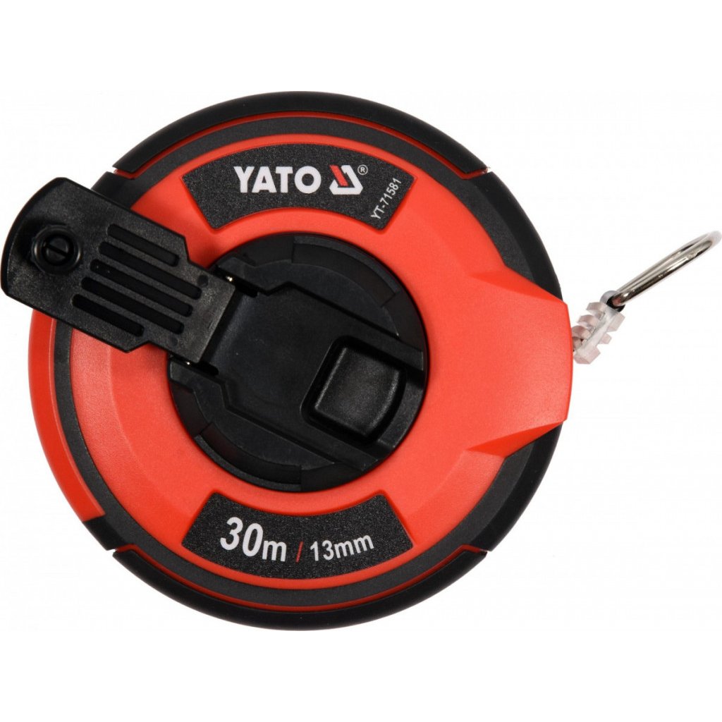 Ocelové měřící pásmo 30m, šířka 13mm - YT-71581