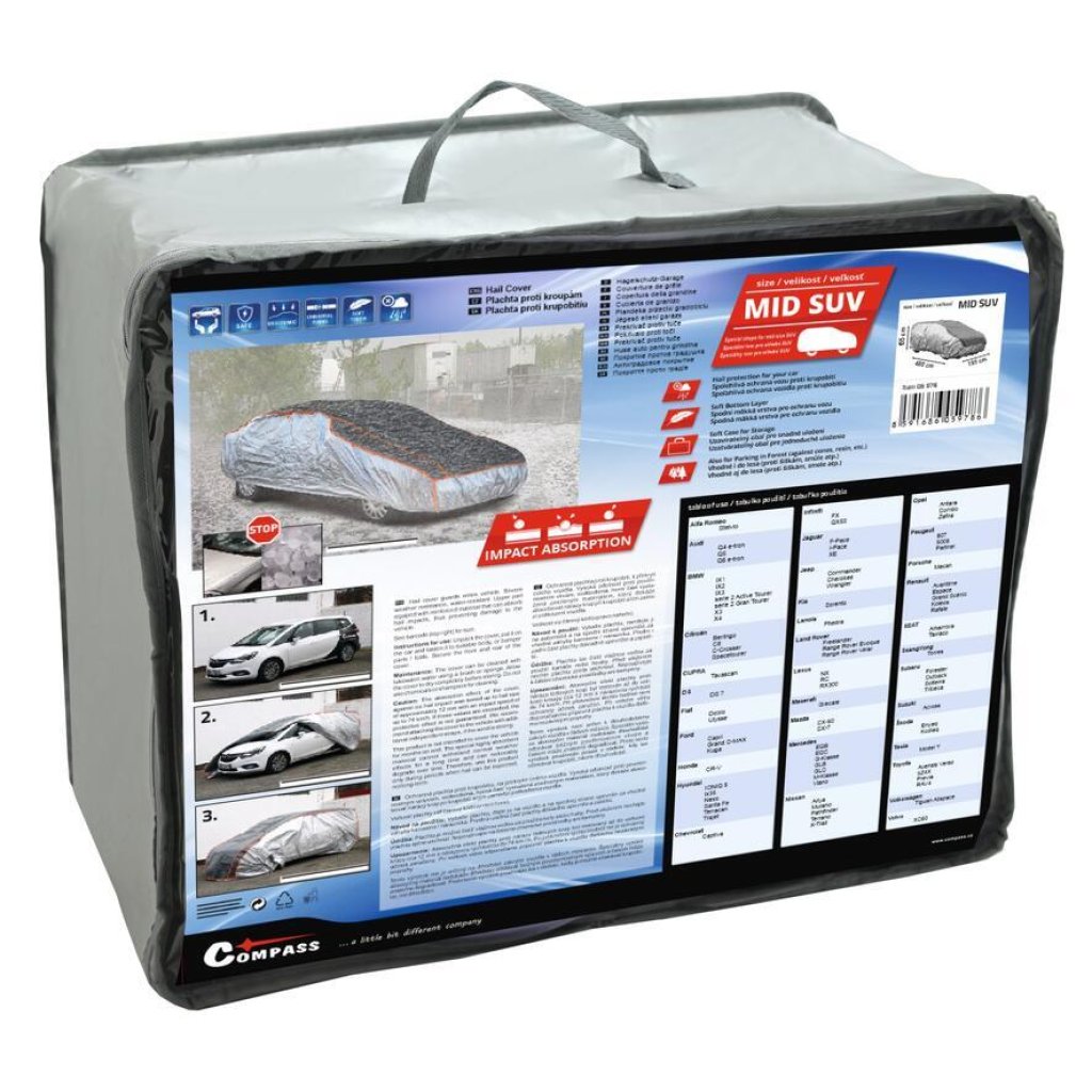 Ochranná plachta proti kroupám MID SUV 480x195x155cm, 05978