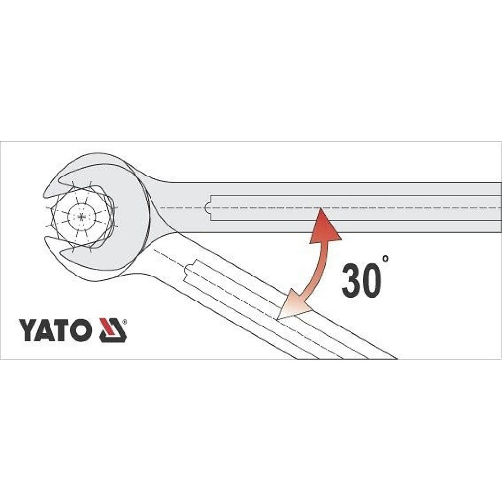 Očkoplochý klíč 28 mm Yato - YT-0357