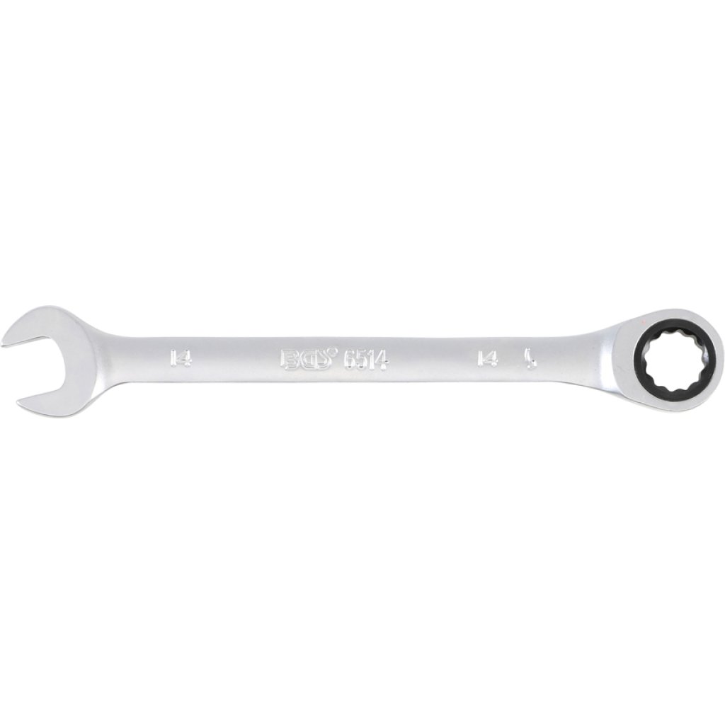 Očkoplochý ráčnový klíč, 14 mm - B6514