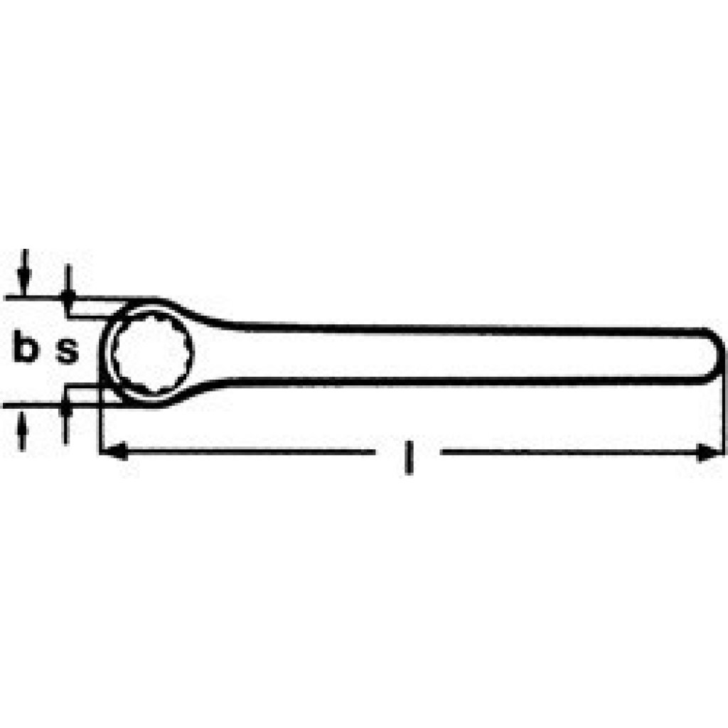 Očkový klíč 7 mm - 980107