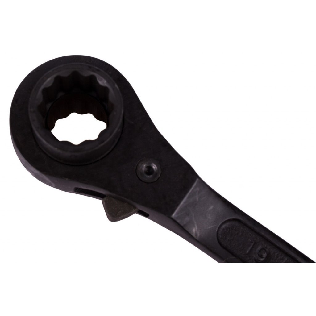 Očkový ráčnový klíč (lešenářská ráčna) 19 x 21 mm - HT191408