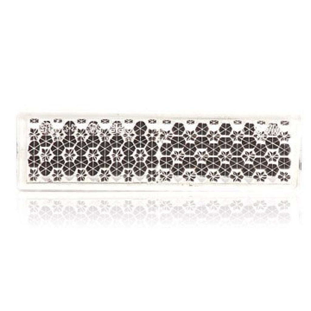 Odrazka na pedál jízdního kola 65x18mm, bílá