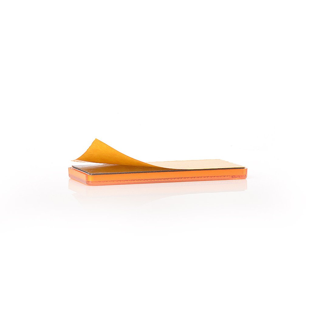 Odrazka samolepící oranžová 96x42mm