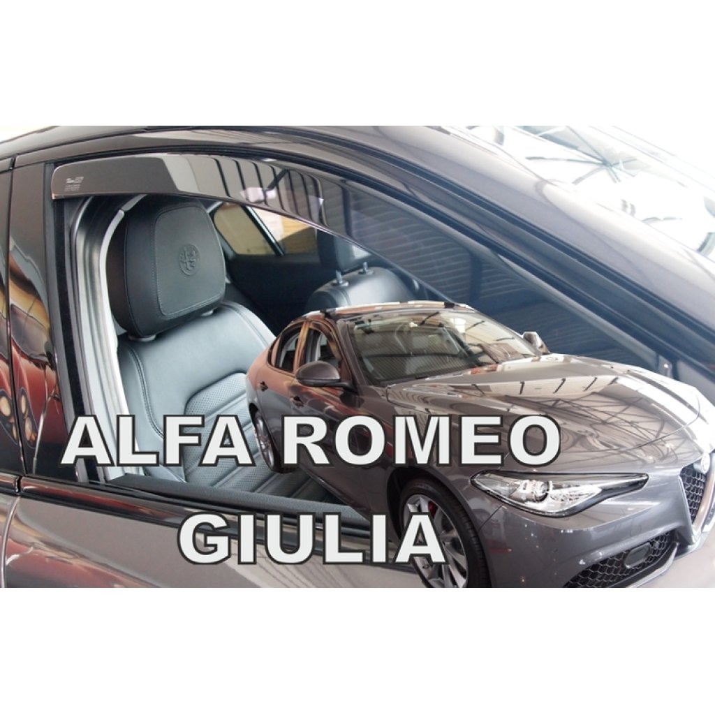 Ofuky oken Alfa Romeo Giulia 5D 2016- přední | Heko