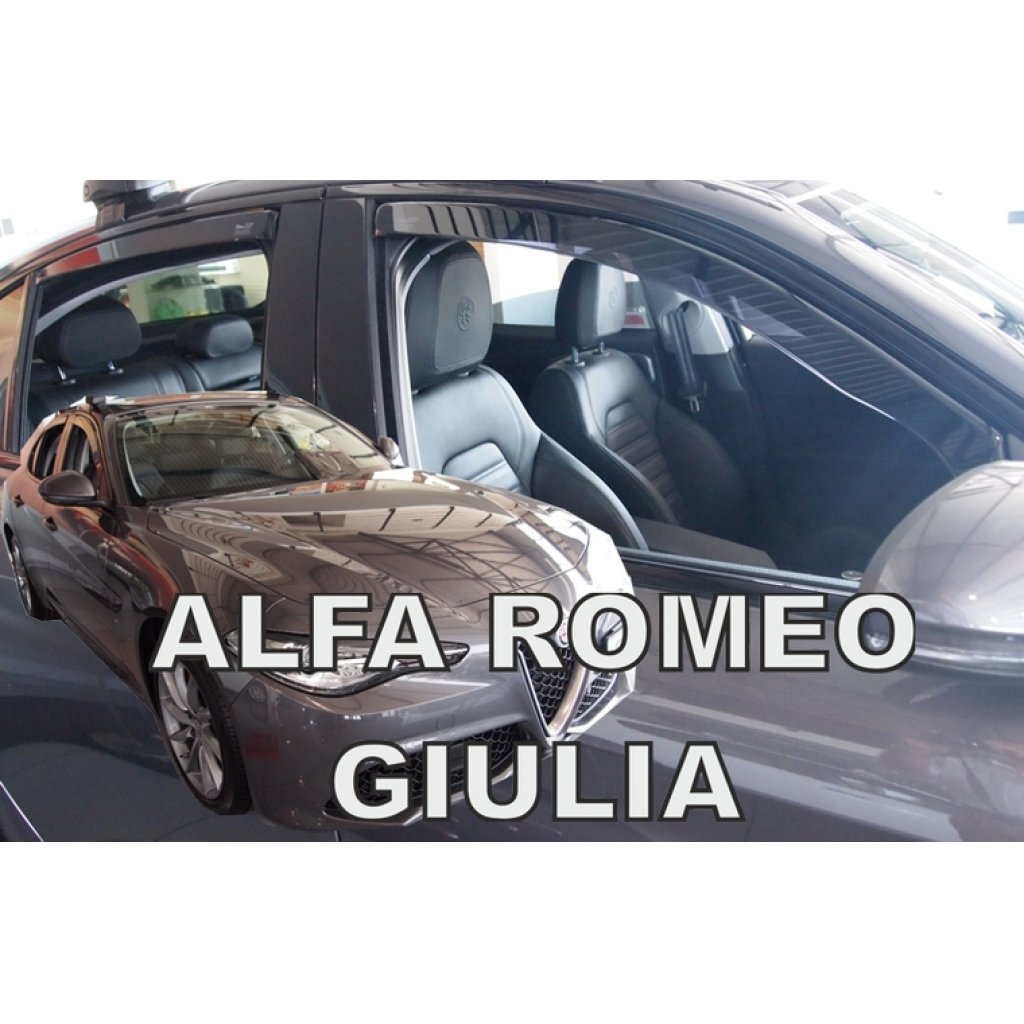 Ofuky oken Alfa Romeo Giulia 5D 2016- přední + zadní | Heko