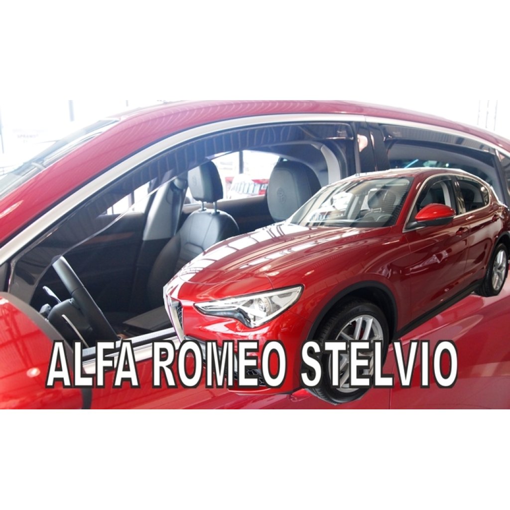 Ofuky oken Alfa Romeo Stelvio 5D 2017- přední + zadní | Heko