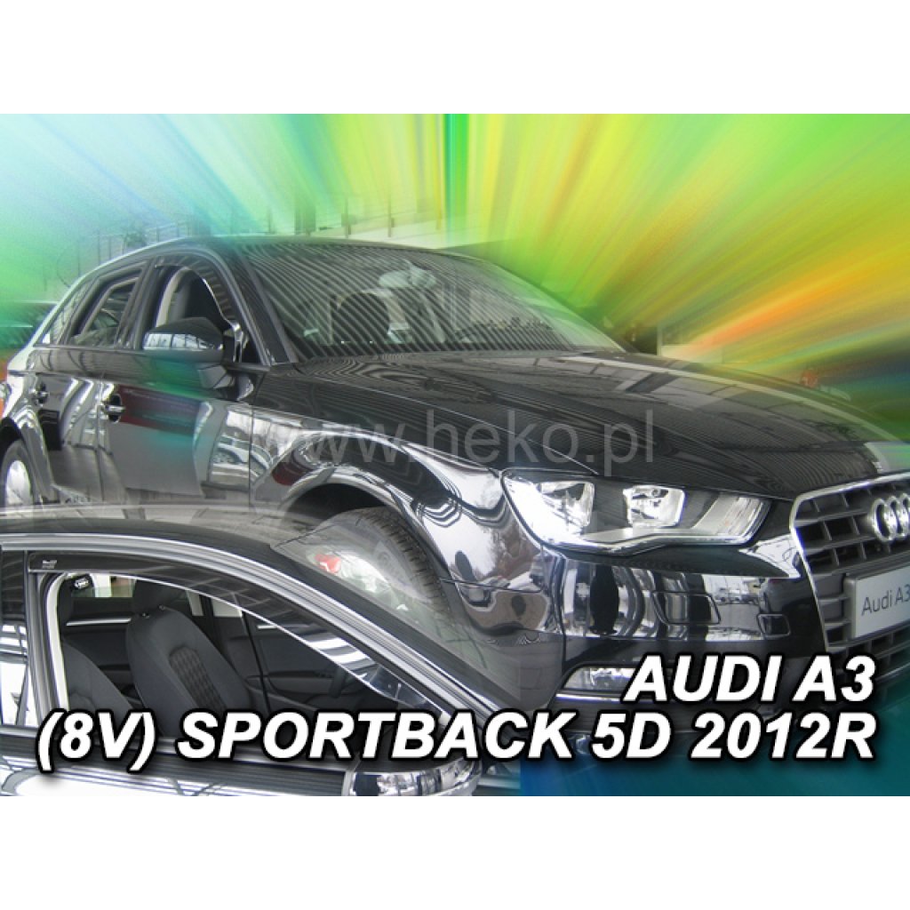 Ofuky oken Audi A3 5D 2012- přední | Heko
