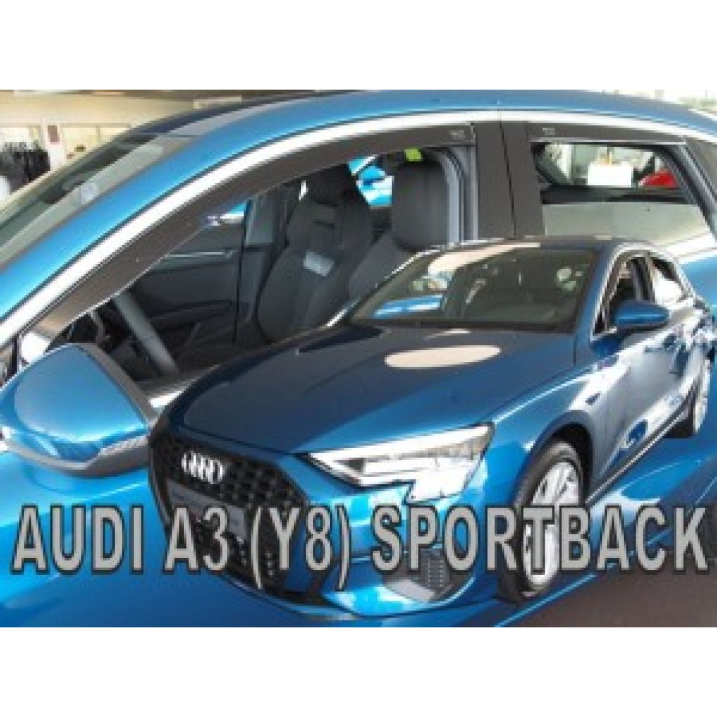 Ofuky oken Audi A3 Sportback 5D 2020- přední + zadní | Heko