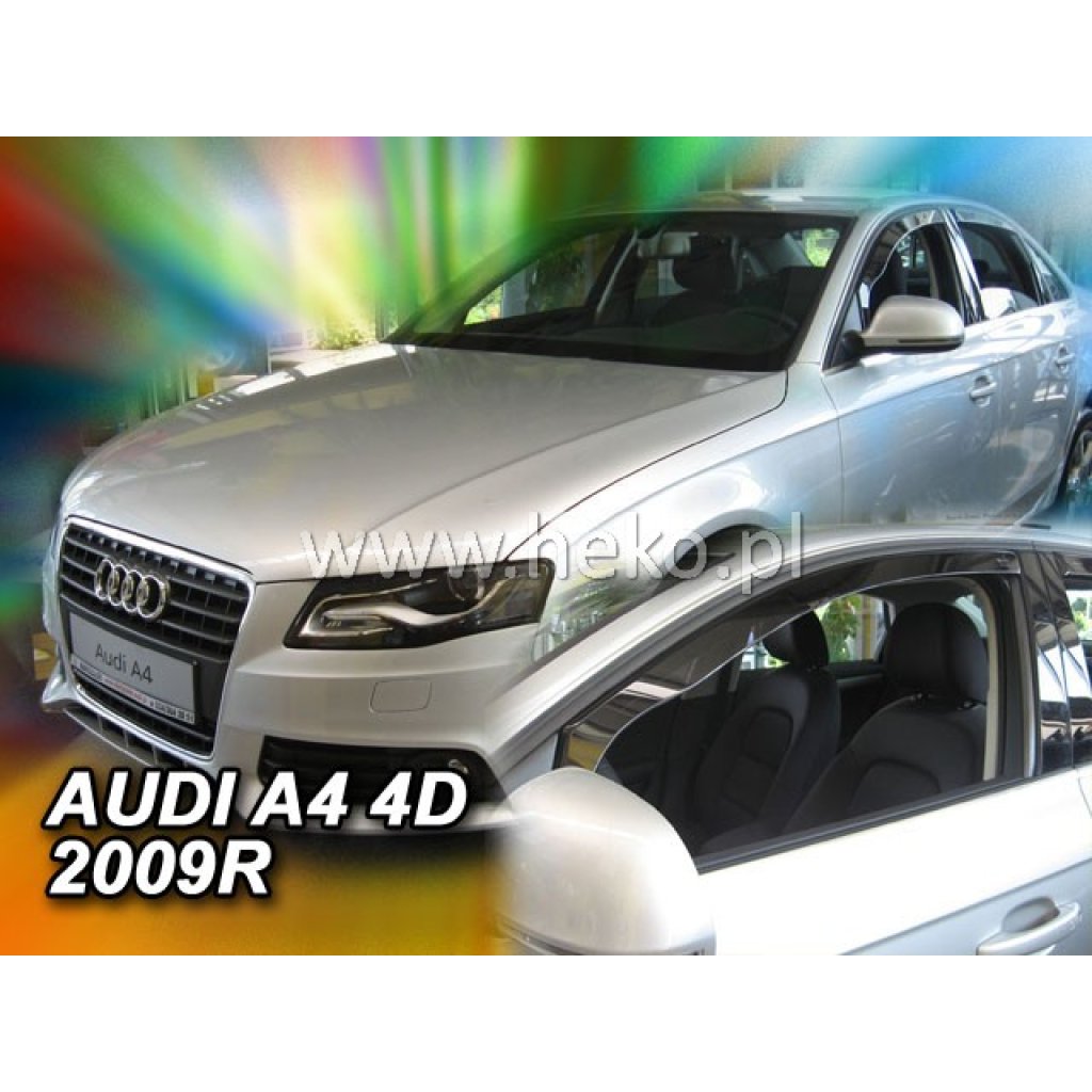 Ofuky oken Audi A4 4D 2008- přední | Heko