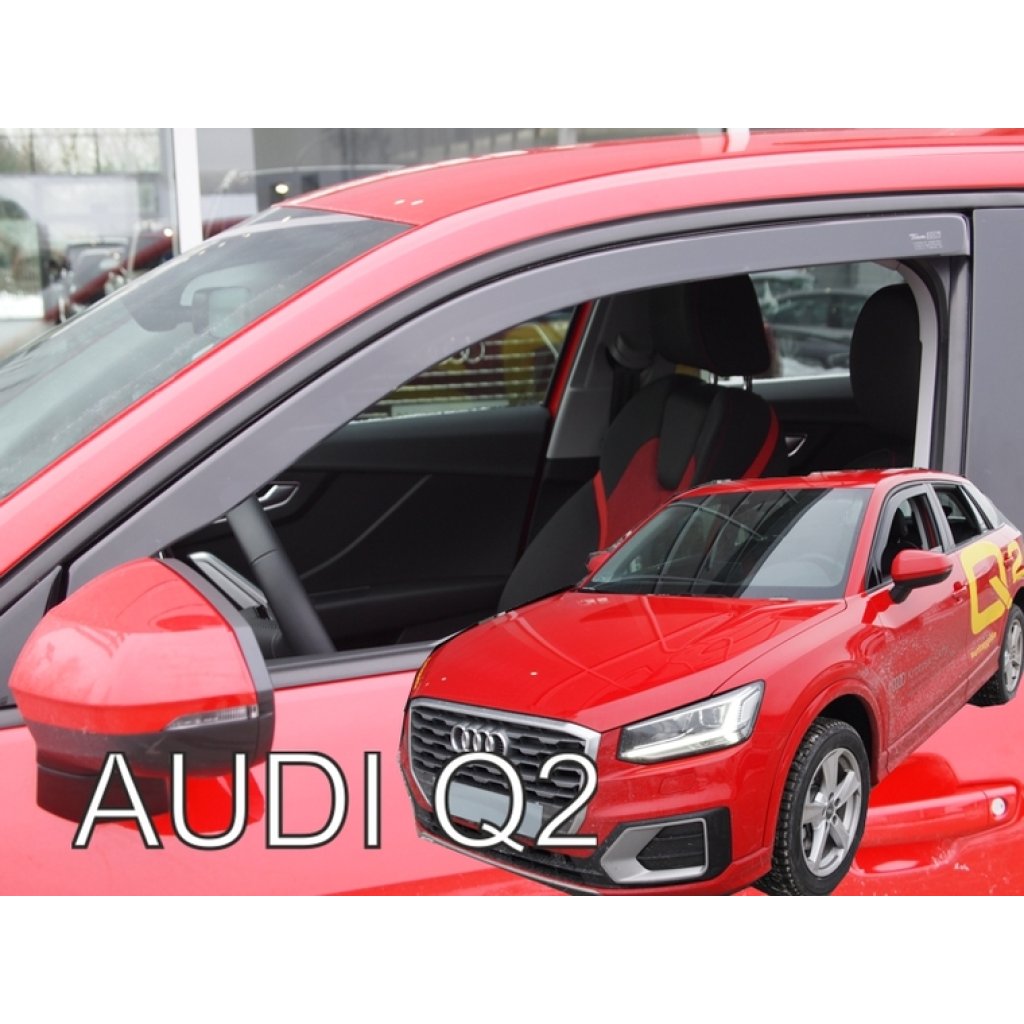 Ofuky oken Audi Q2 5D 2016- přední | Heko
