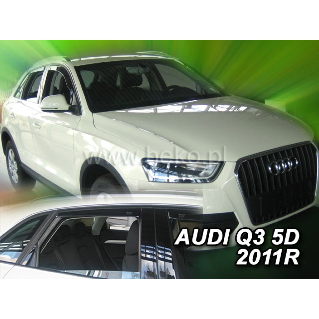Ofuky oken Audi Q3 5D 2011- přední + zadní | Heko
