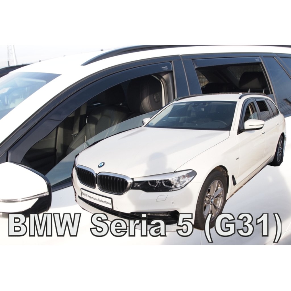 Ofuky oken BMW 5 G31 5D 2017- přední + zadní combi | Heko