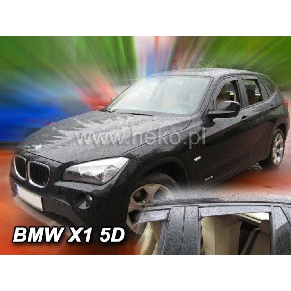 Ofuky oken BMW X1 5dv 2009- přední + zadní | Heko