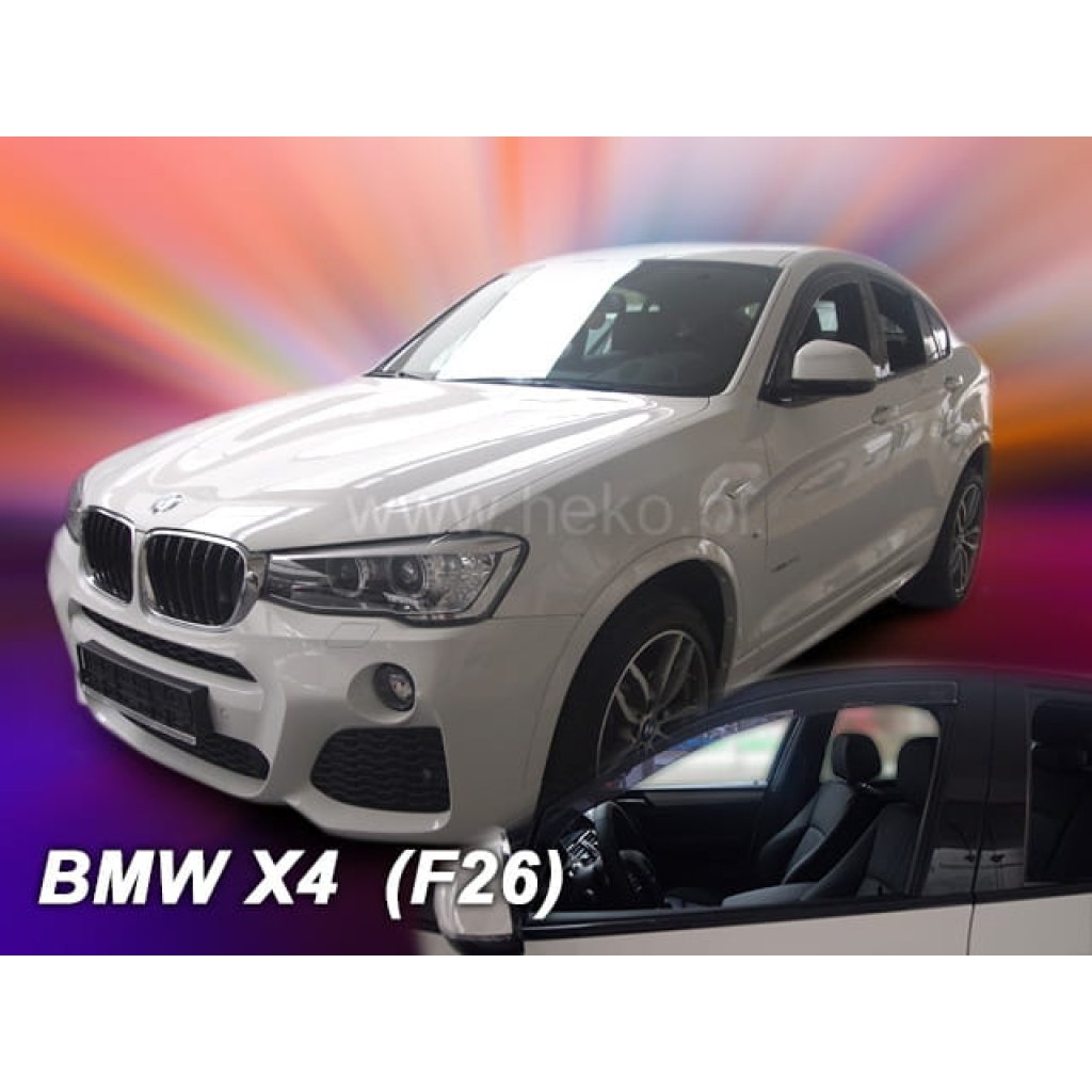 Ofuky oken BMW X4 F26 5dv 2013- přední | Heko