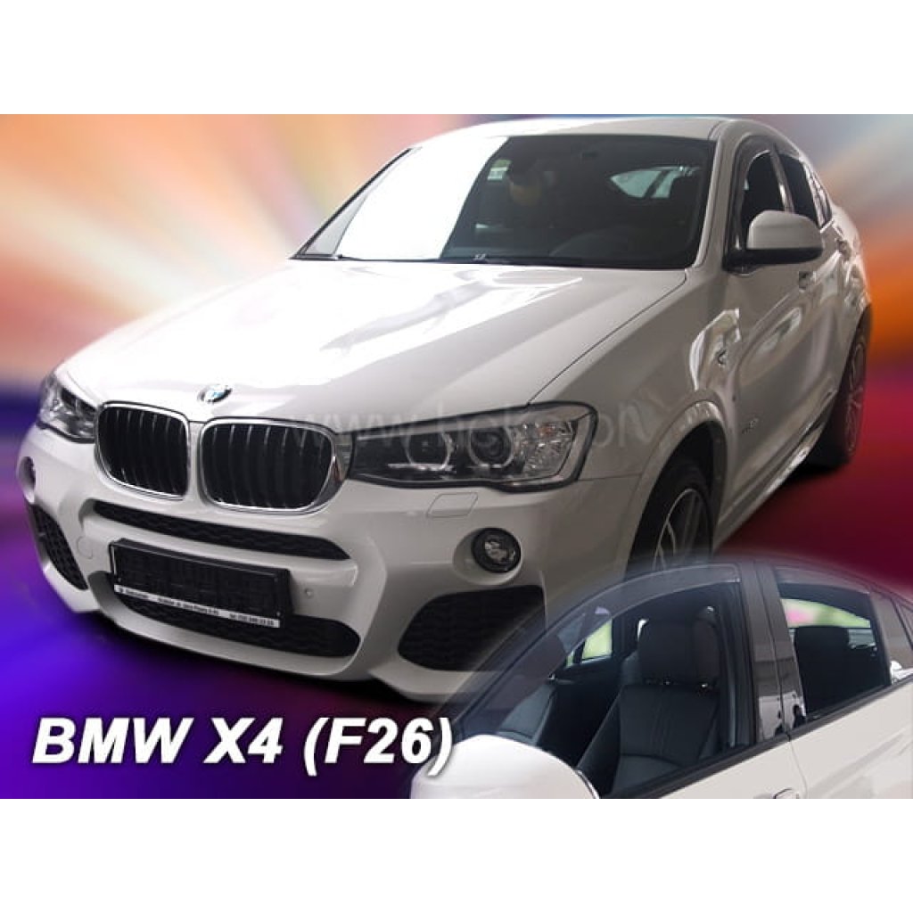 Ofuky oken BMW X4 F26 5dv 2013- přední + zadní | Heko