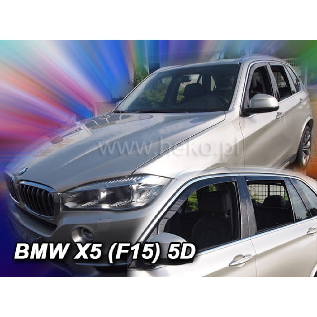 Ofuky oken BMW X5 F15 5dv 2011- přední + zadní | Heko