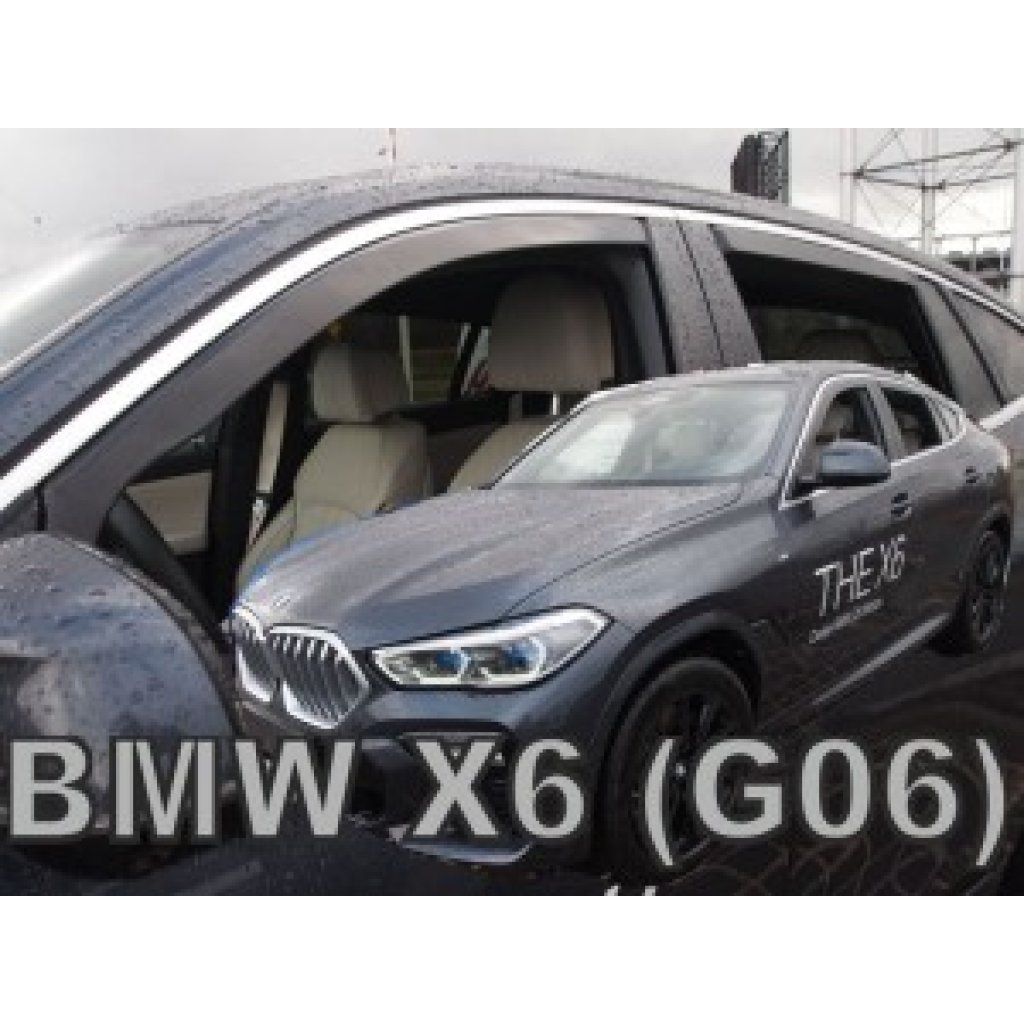 Ofuky oken BMW X6 2019- přední + zadní | Heko