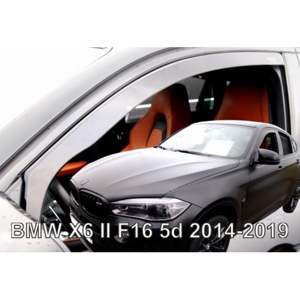 Ofuky oken BMW X6 5dv 2014- přední | Heko