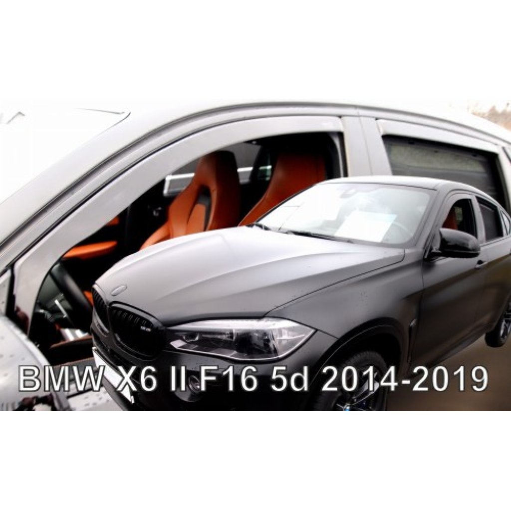 Ofuky oken BMW X6 5dv 2014- přední + zadní | Heko