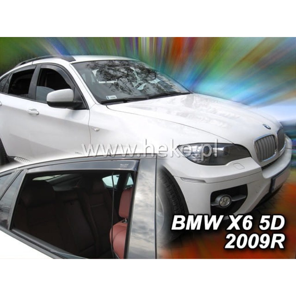 Ofuky oken BMW X6 5dv E71 2007-2014 přední + zadní | Heko