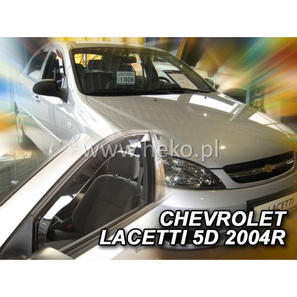 Ofuky oken Chevrolet Lacetti 4D 2004- přední | Heko