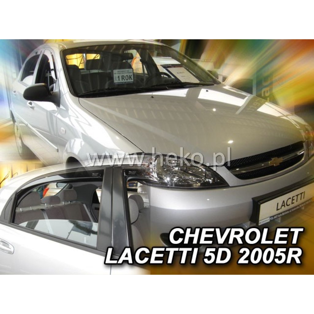 Ofuky oken Chevrolet Lacetti 5D 2004- přední + zadní hatchback | Heko