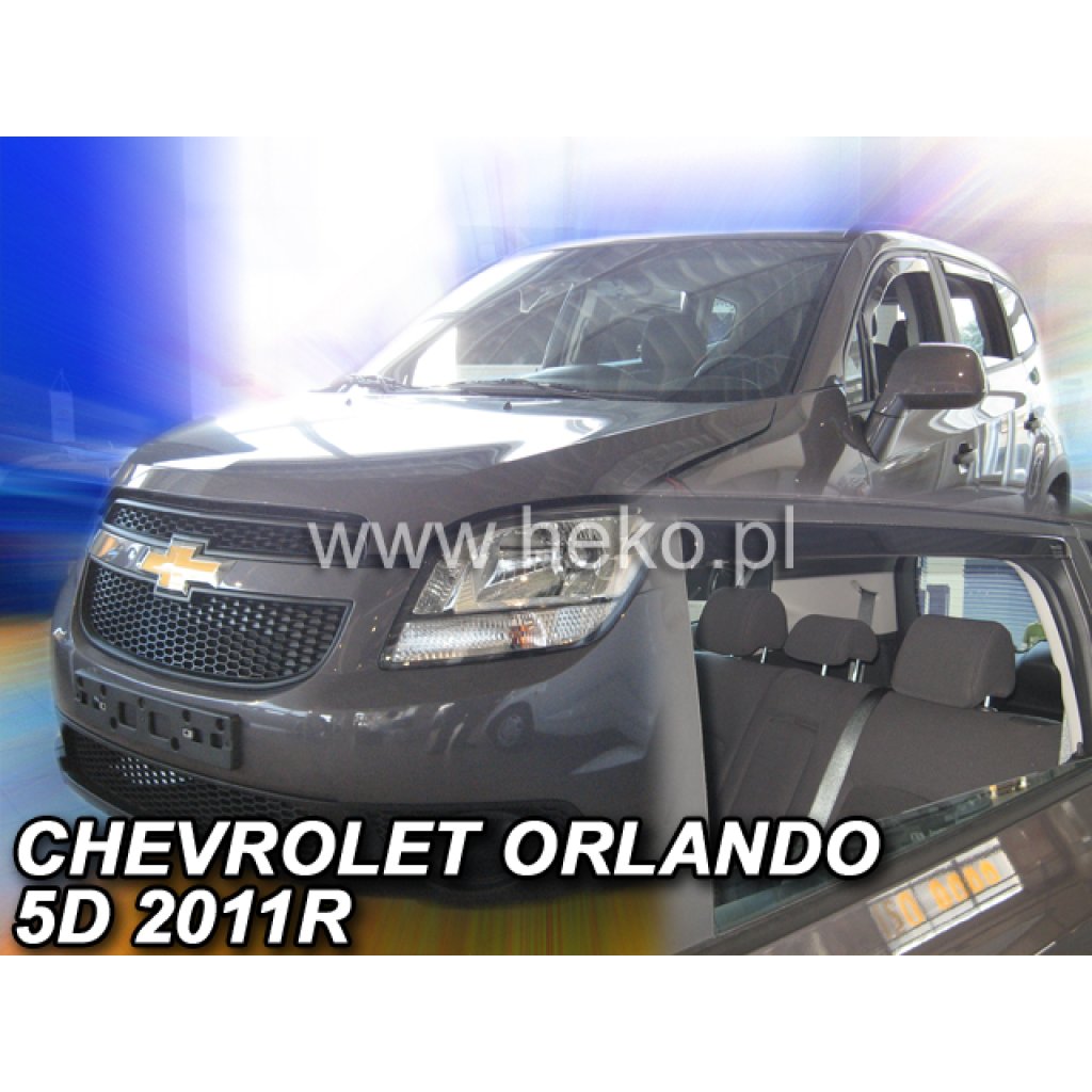 Ofuky oken Chevrolet Orlando 5D 2011- přední + zadní | Heko