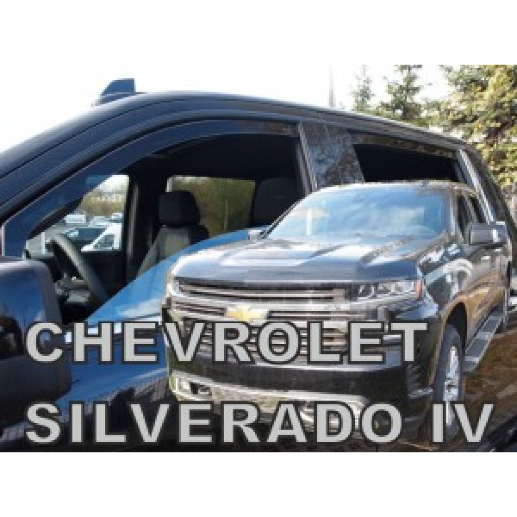 Ofuky oken Chevrolet Silverado 4D 2019- přední + zadní | Heko